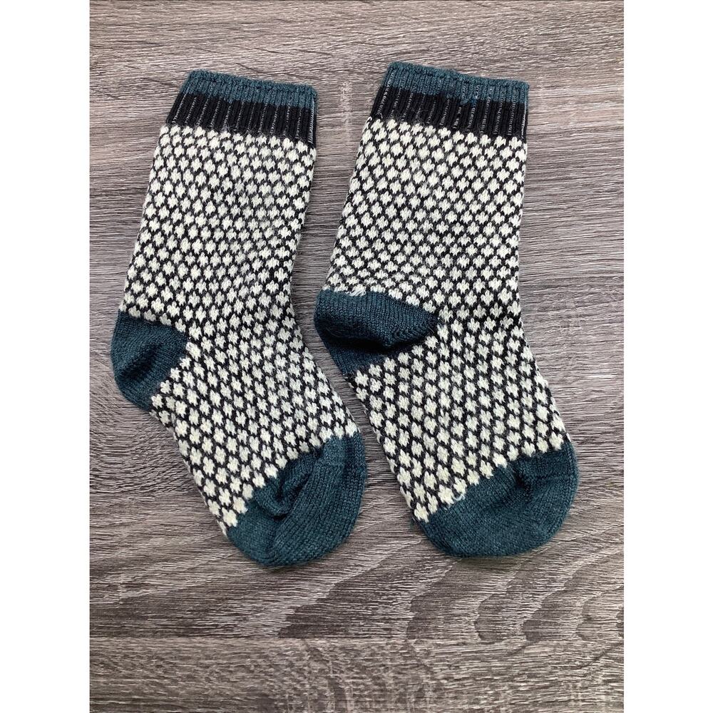 Smartwool Women's Black Everyday Cozy Popcorn Polka Dot Wool Crew Socks B1-3